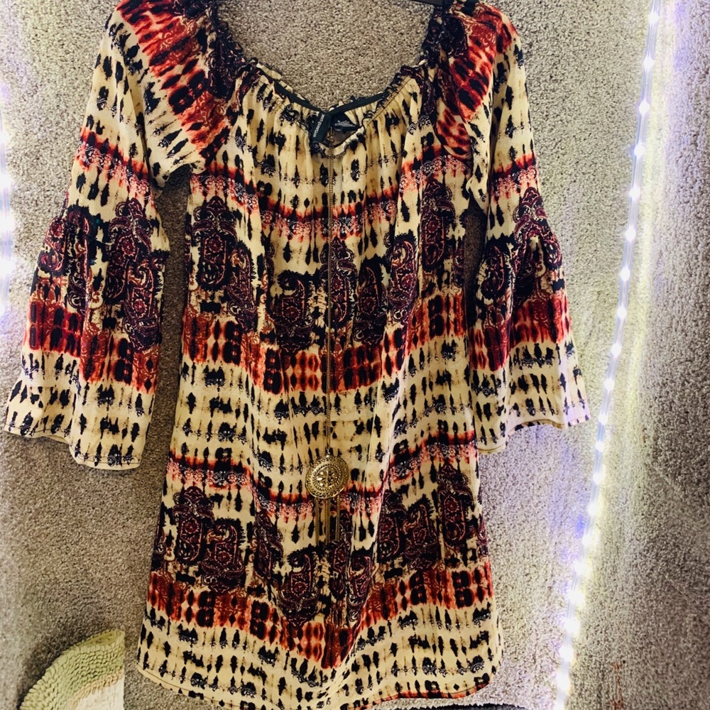 Designed dress with necklace!